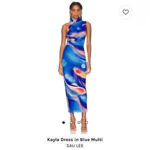 Kayla Koi Ruched Maxi Dress